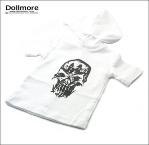 Big Skull Print Hood T