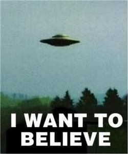 постер "I WANT TO BELIEVE"