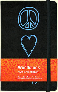 Moleskine WOODSTOCK Peace, Love & Music (Молескин Мир, Музыка и Любовь)