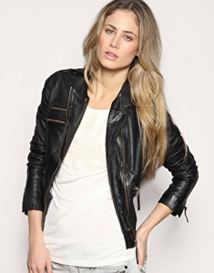 Ted Baker Washed Biker Jacket