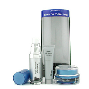 DR. BRANDT Pores No More To Go: Cleanser 20ml + Pore Effect 15g + Pore Refiner 7.5ml