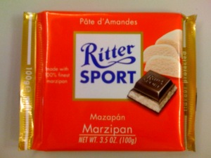 шоколадка ritter sport марципан