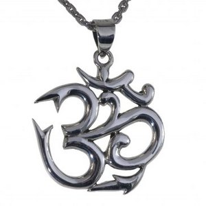 OM symbol (silver)