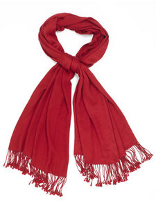 Новый красный шарф