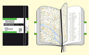 Moleskine  "Сity Notebook" (Moskva), Pocket, черная