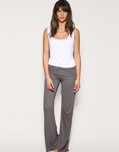 ASOS Fold Over Slub Lounge Pants