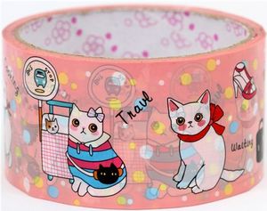 cute big pink cats Deco Tape princess