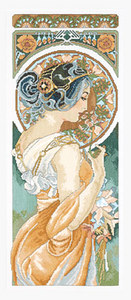 Набор для вышивки - Art Nouveau Primrose Lanarte
