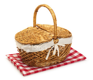 Picknick food basket