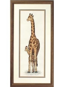 13665 "Мама жираф с детенышем" (Dimensions)