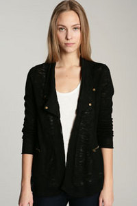 Silence + Noise Biker Cardigan