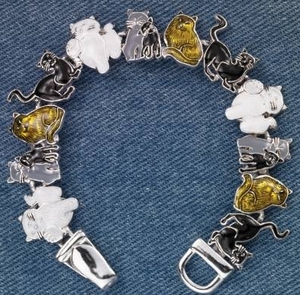 Cat Charm Bracelet