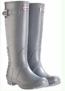 Сапоги Hunter  серо-синие,