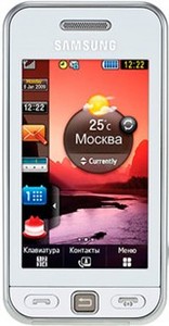 Телефон Samsung GT-S5230 Snow White