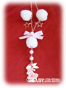 Snow Bunny Milk necklace