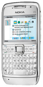 Nokia E71 white