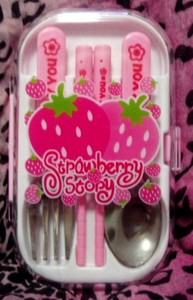 Strawberry accessories for bento box