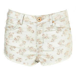 Floral High Waisted Hotpants