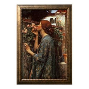 The Soul of the Rose, 1908 Framed Art Poster Print by John William Waterhouse, 21x30