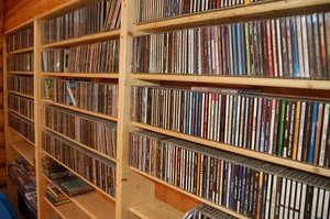 Коллекция музыкальных дисков