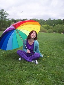 радужный зонт