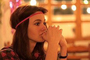 повязка на голову, как  у хиппи