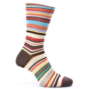 яркие полосатые или просто цветные носки!