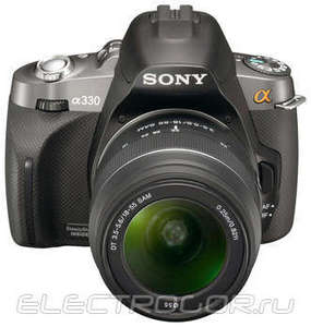 Цифровой фотоаппарат Sony Alpha DSLR-A330L Kit 18-55мм