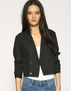 Cheap Monday Double Button Crop Blazer