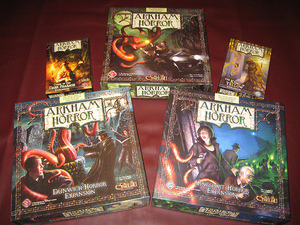 Все дополнения к Arkham Horror