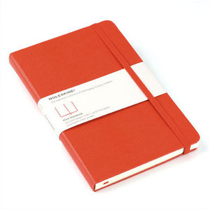 Moleskine Red Large Plain Notebook