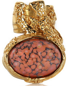 YSL arty oval ring