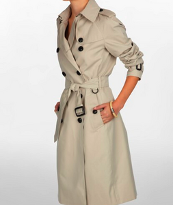 MODERN FIT RAGLAN SLEEVE DOUBLE BREASTED TRENCH COAT