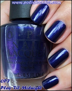 лак OPI Play It 'Til Midnight