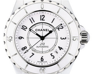 Часы Chanel J12 white ceramic quartz