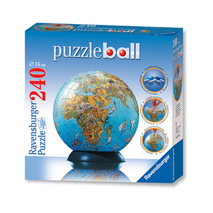 PuzzleBall с картой мира