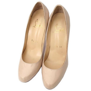 Christian Louboutin Decollete Nude patent Shoes