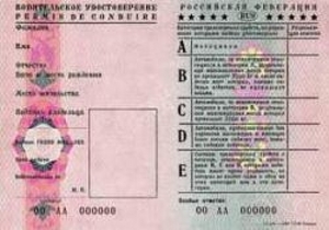 Водительские права