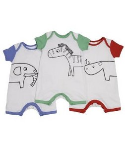 Набор бодиков 3 Pack Graphic Rompers