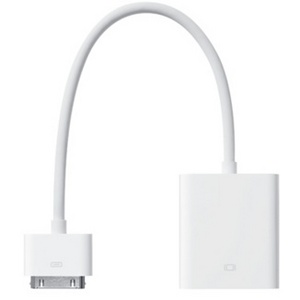 iPad Dock Connector to VGA Adapter