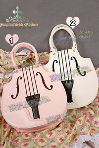 Classical Lolita Violin Handbag pink