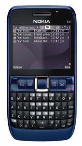 nokia E63 ultramarine blue