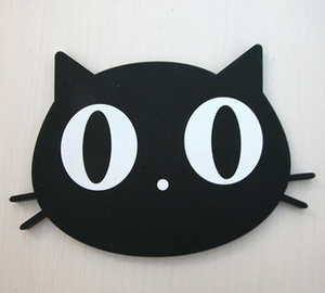 подставка под чашку "Black cat"