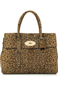 Mulberry  Bayswater leopard-print bag