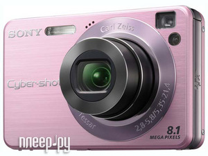 Цифровой фотоаппарат SONY Cyber-shot DSC-W120 розовый.