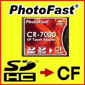 PhotoFast Adapter CR-7000 SD / SDHC to CF II