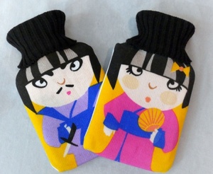 грелка в вязанном чехле