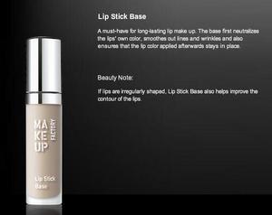 Lip Stick Base Make Up Factory