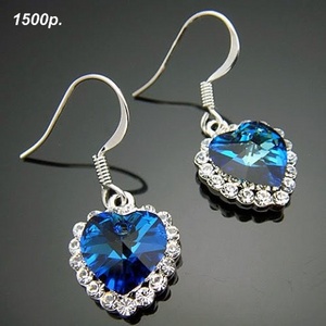 серёжки swarovski