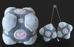 Weighted Companion Cube Plush